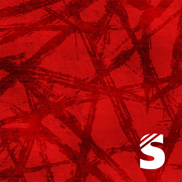 Strokes #rot   - Bio French Terry